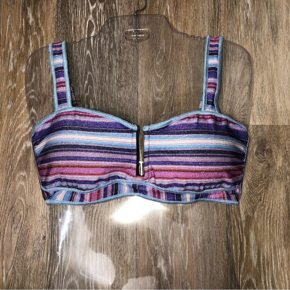 Becca South Coast Bandeau Bikini Top D-cup NWOT - Picture 4 of 7